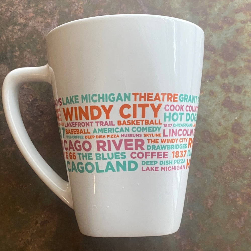 Dunkin’ Donuts 2016 Destinations Series CHICAGO White Coffee Ceramic Mug. - Picture 6 of 10